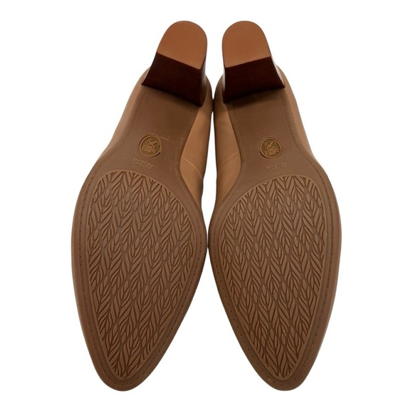 Sofft Parisa Tan Light Brown Leather Block Heel Casual Comfort Pumps Women’s 11 - Picture 12 of 16